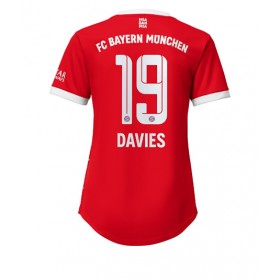 Damen Fußballbekleidung Bayern Munich Alphonso Davies #19 Heimtrikot 2022-23 Kurzarm